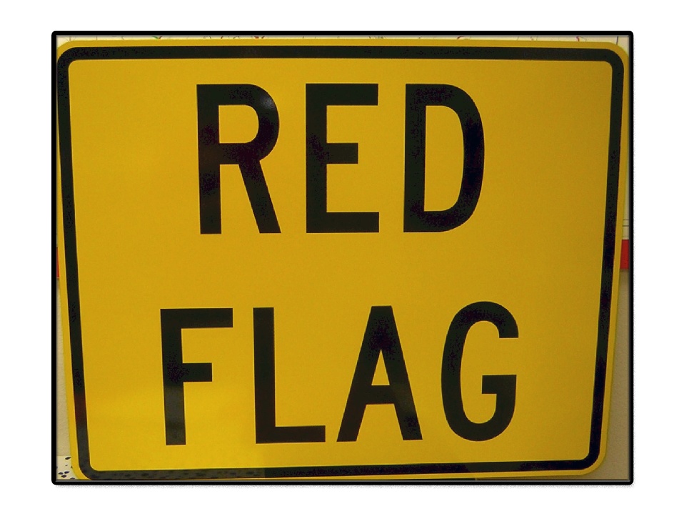 Red Flag Sign