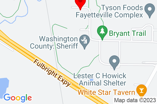 map of 2615 Brink Drive, Fayetteville AR 72701